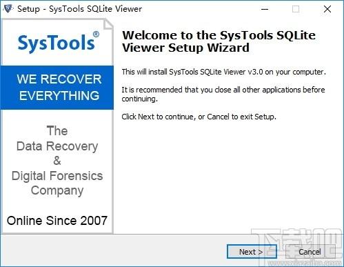 SysTools Sqlite Viewer下载,SQLite文件查看器,数据库类