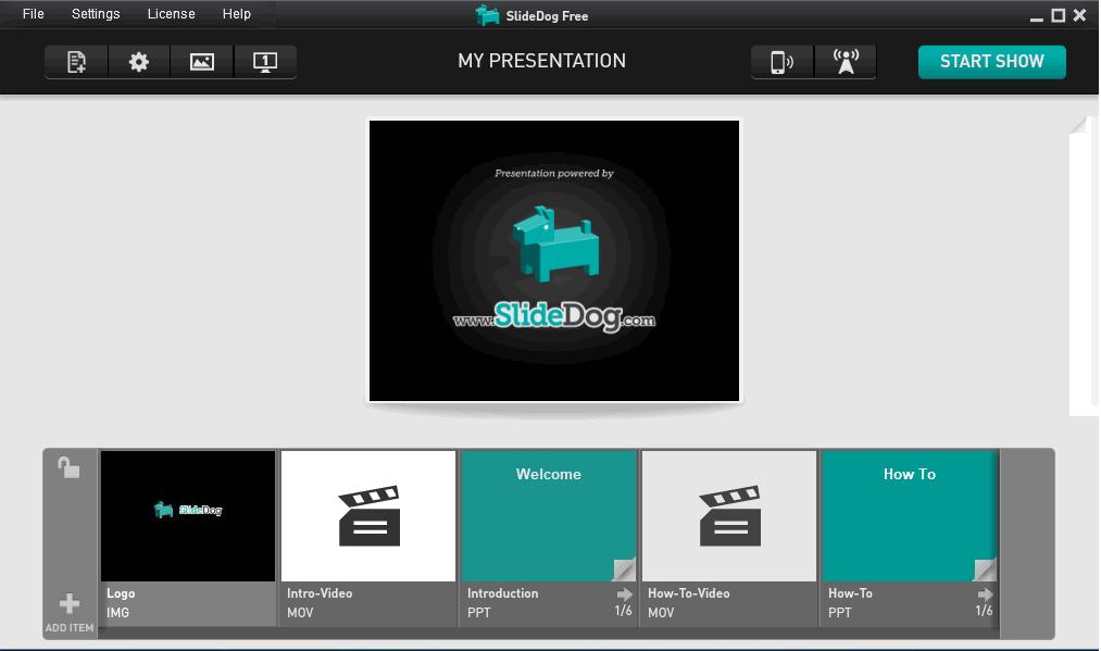 SlideDog下载,文档演示,媒体演示,播放器