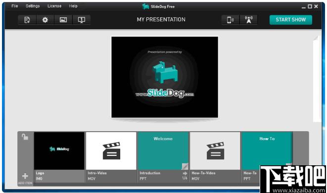 SlideDog下载,文档演示,媒体演示,播放器
