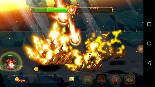 火边境英勇英雄游戏下载,火边境英勇英雄,卡通游戏,防御游戏